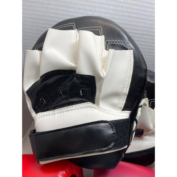 Valleycomfy Boxing Gloves & Punch Mitts Set Training Gear For Kids - Picture 4 of 5